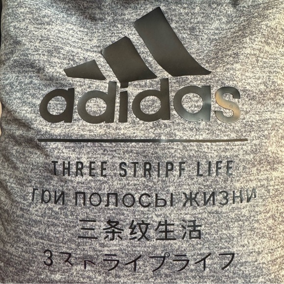 Adidas Amplifier Blocked Sackpack - Drawstring Backpack - Black/Grey - Unisex - Picture 10 of 11